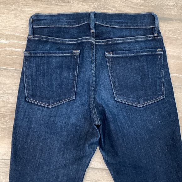 Frame Denim Jeans Le Skinny de Jeanne Dark Blue Wash Size 25 - Picture 5 of 5